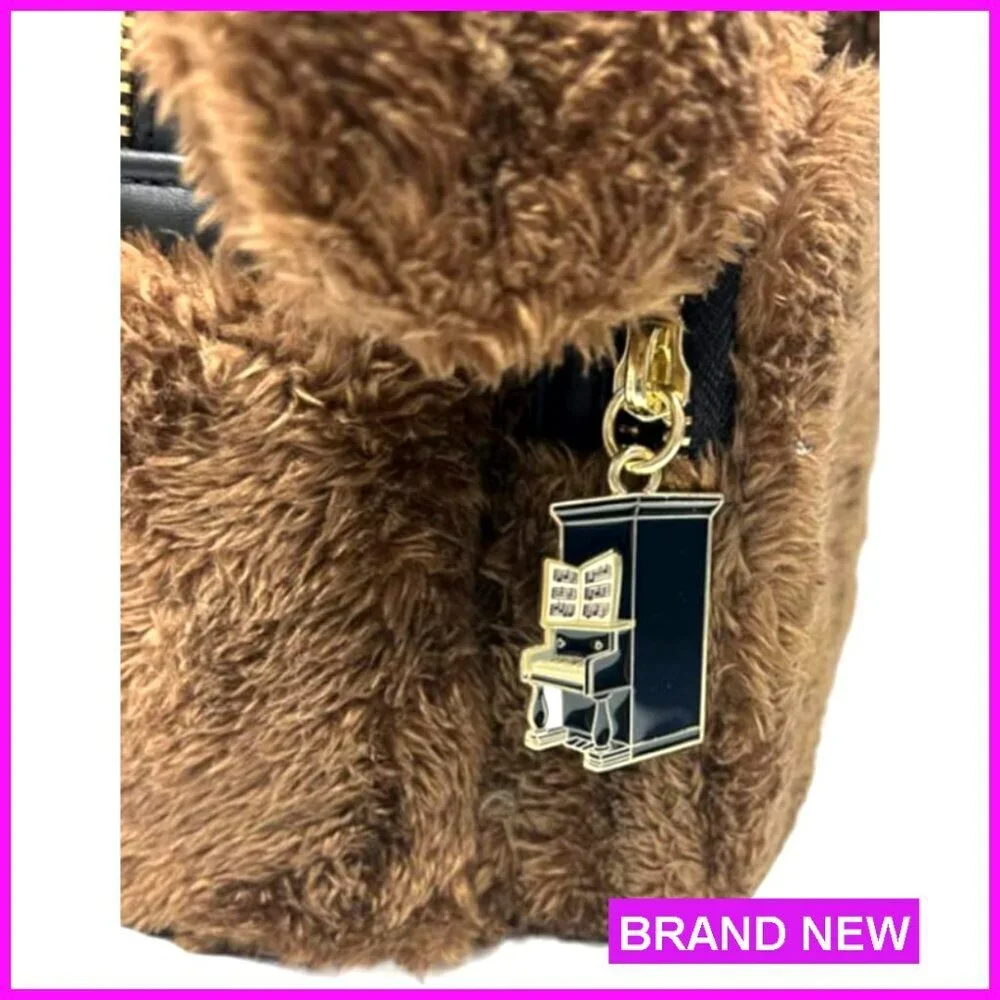 Faux Fur Mini Backpack Purse Shoulder Bag Disney Muppets Character - Picture 6 of 6